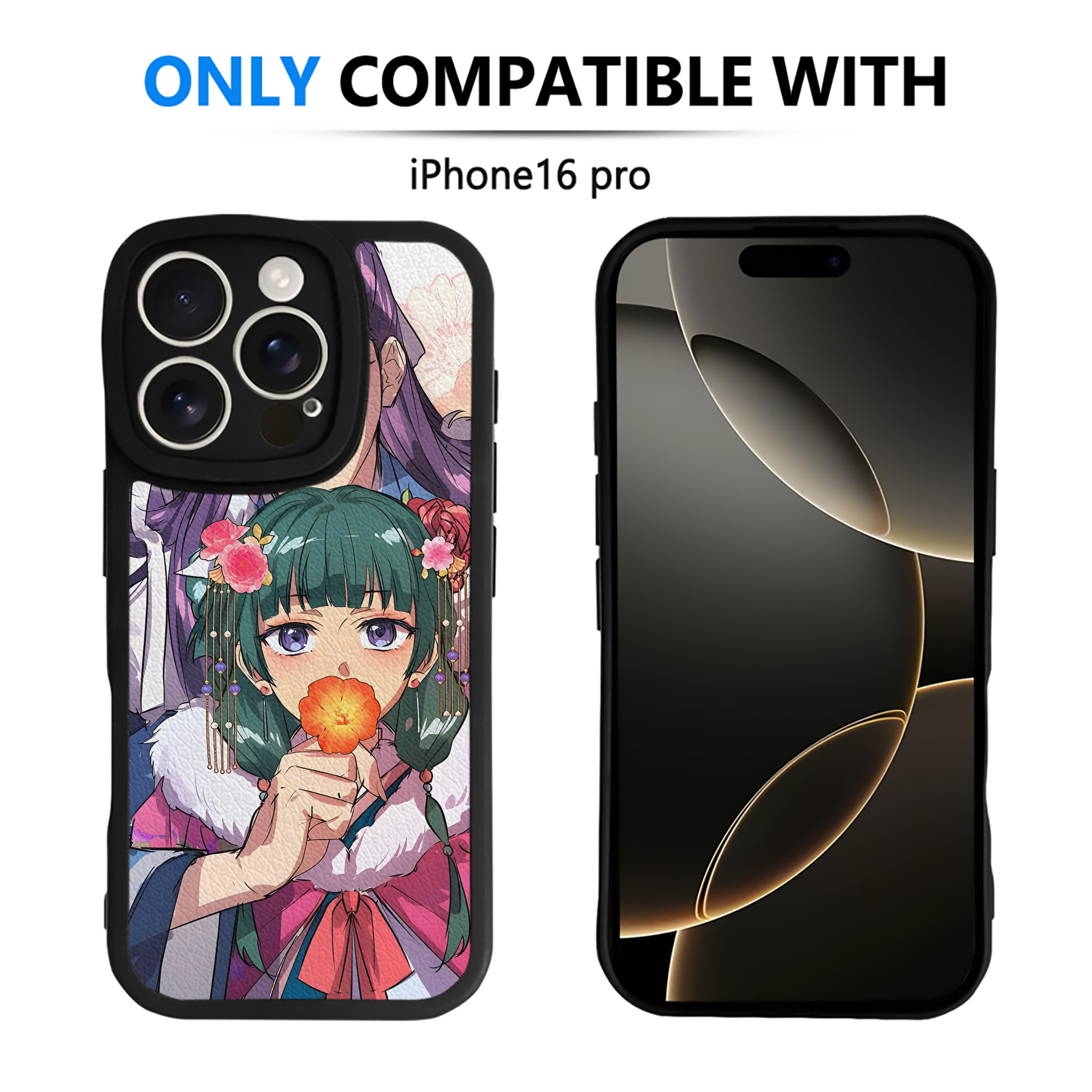 薬屋のひとりごと The Apothecary Diaries 【iPhone 16シリーズ対応】シリコンスマホケース（レザー調） 材質：シリコン